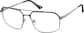 Angle view of Aviator Glasses 1162821 in Black thumbnail