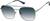 Angle view of Aviator Sunglasses 1162912 in Silver thumbnail