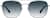 Front view of Aviator Sunglasses 1162912 in Silver thumbnail
