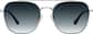Front view of Aviator Sunglasses 1162912 in Silver thumbnail