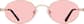 Front view of Oval Sunglasses 1163019 in Rose Gold thumbnail