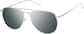 Angle view of Aviator Sunglasses 1163211 in Silver thumbnail