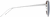 Side view of Aviator Sunglasses 1163211 in Silver thumbnail