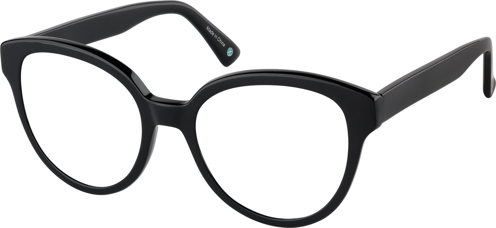 メガネ・老眼鏡 QuietFrames Silent Black Black Square Glasses #4411521 | Zenni Optical