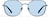 Front view of Aviator Sunglasses 1163312 in Gray thumbnail