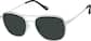 Angle view of Vibin' Glasses 1163411 in Silver thumbnail