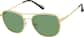 Angle view of Vibin' Glasses 1163414 in Gold thumbnail