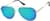 Angle view of Aviator Sunglasses 1163511 in Silver thumbnail