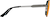 Side view of Aviator Sunglasses 1163512 in Gray thumbnail