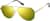Angle view of Aviator Sunglasses 1163514 in Gold thumbnail