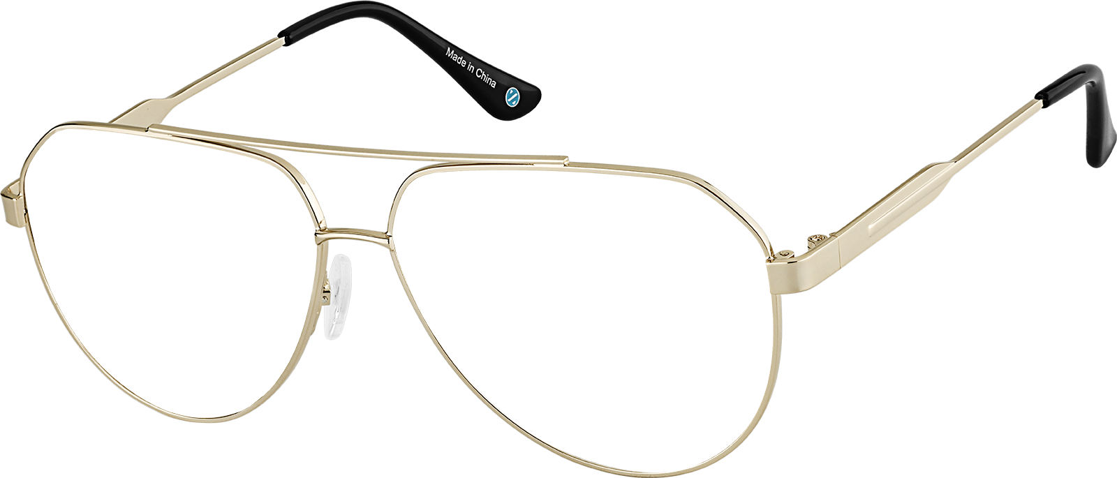 anzy Silver Aviator Sunglasses #1163511 | Zenni Optical