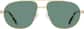 Front view of Aviator Sunglasses 1163614 in Gold thumbnail