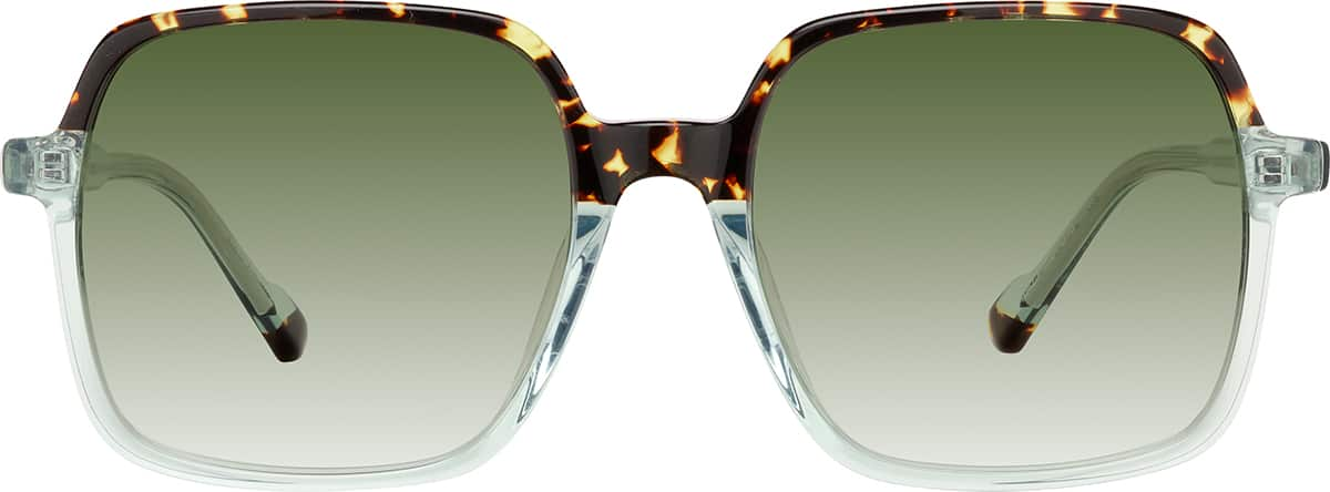 Front view of Glam Galore  116425 in Tortoiseshell