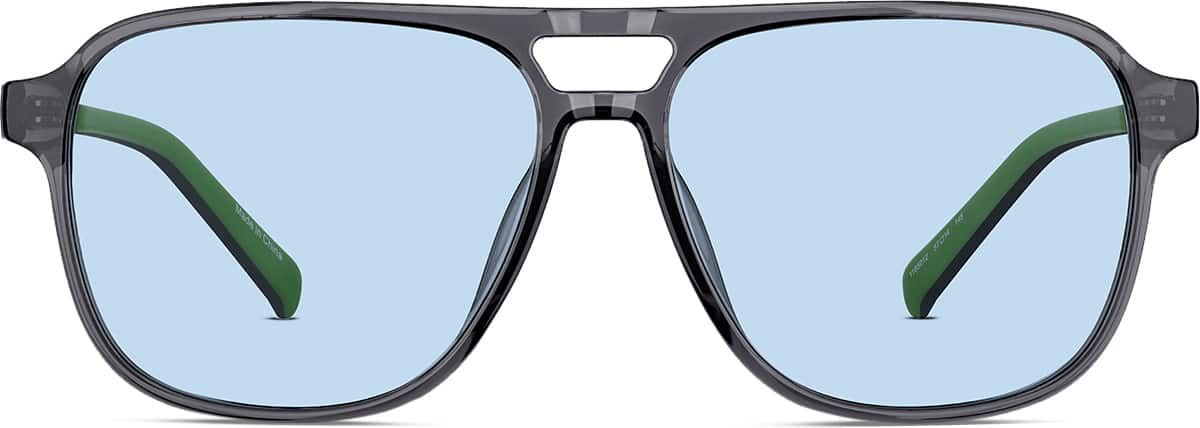 Front view of Aviator Sunglasses 1165012 in Gray