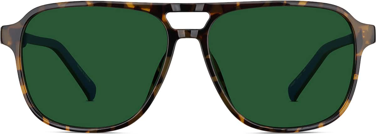 Front view of Aviator Sunglasses 1165025 in Tortoiseshell