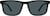 Front view of Rectangle Sunglasses 1165121 in Black thumbnail