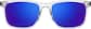 Front view of Rectangle Sunglasses 1165123 in Clear thumbnail