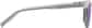 Side view of Rectangle Sunglasses 1165123 in Clear thumbnail