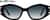 Front view of Geometric Sunglasses 116521 in Black thumbnail