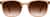 Front view of Foldable Square Sunglasses 1165215 in Brown thumbnail