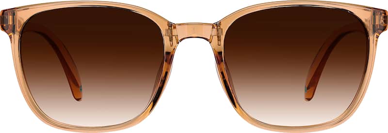 Brown Foldable Square Sunglasses