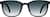 Front view of Foldable Square Sunglasses 1165221 in Black thumbnail