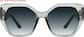 Front view of Lunar Love Glasses 1165312 in Gray thumbnail