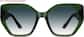 Front view of Lunar Love Glasses 1165324 in Green thumbnail