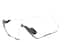 Angle view of Zunnies - Wrap-Around Visor Sunglasses 1165412 in Gray thumbnail