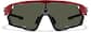 Front view of Zunnies - Wrap-Around Visor Sunglasses 1165418 in Red thumbnail
