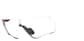 Angle view of Zunnies - Wrap-Around Visor Sunglasses 1165418 in Red thumbnail