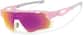 Angle view of Zunnies - Wrap-Around Visor Sunglasses 1165419 in Pink thumbnail
