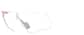 Angle view of Zunnies - Wrap-Around Visor Sunglasses 1165419 in Pink thumbnail