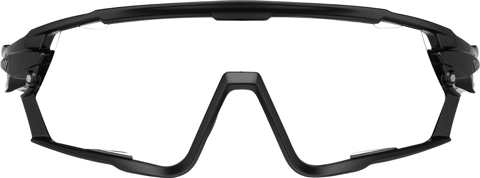 Front view of Zunnies - Wrap-Around Visor Sunglasses 1165421 in Black