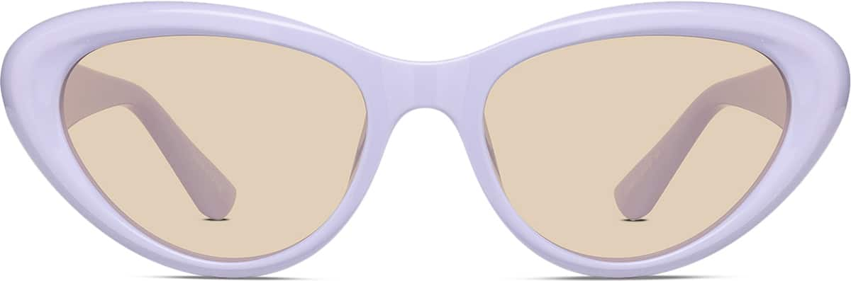 Front view of Cat-Eye Sunglasses 1165517 in Purple