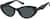 Angle view of Cat-Eye Sunglasses 1165521 in Black thumbnail