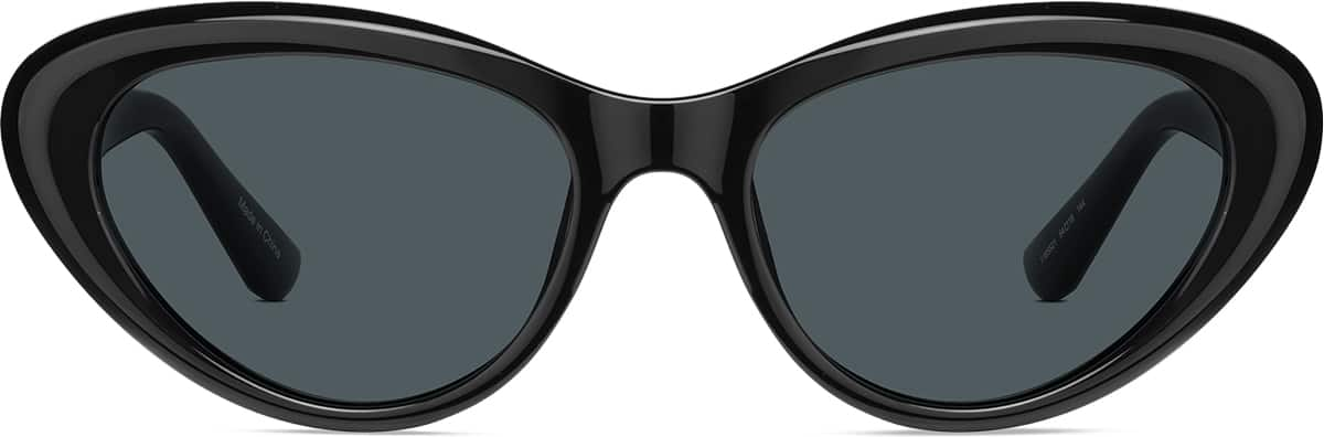 Front view of Cat-Eye Sunglasses 1165521 in Black