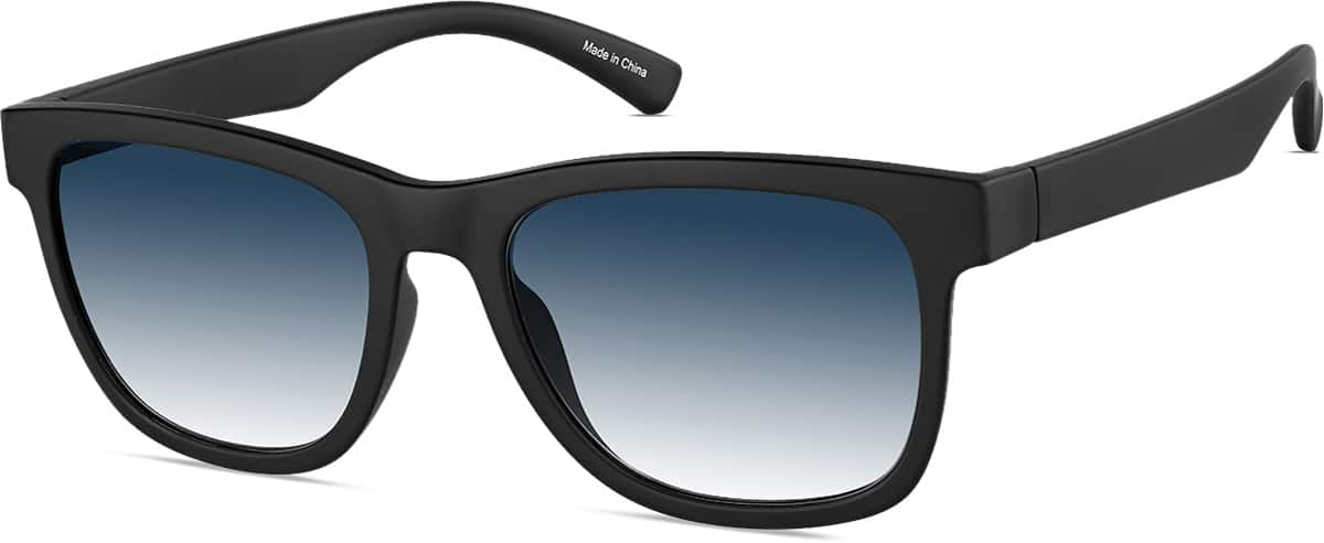 Angle view of Square Sunglasses 1165721 in Black