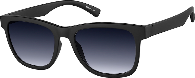 Zenni Black Square Sunglasses #1165721 photo 1