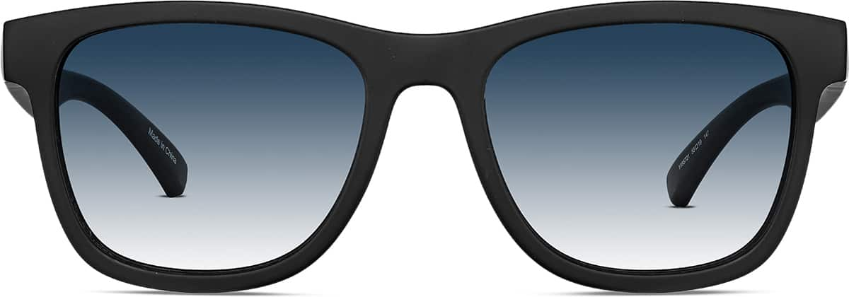 Front view of Square Sunglasses 1165721 in Black