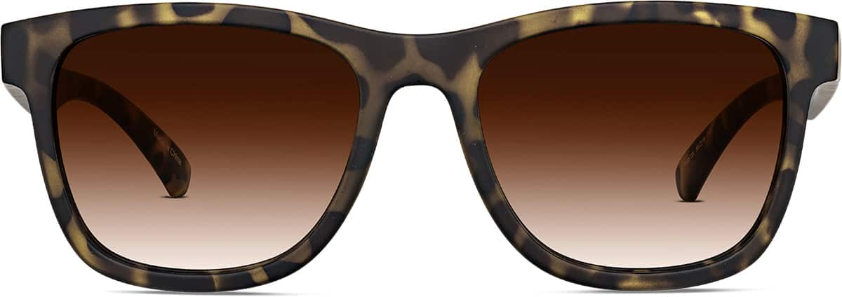 Front view of Square Sunglasses 1165725 in Tortoiseshell