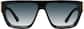 Front view of Square Sunglasses 1165821 in Black thumbnail