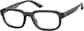 Angle view of Rectangle Glasses 1165912 in Gray thumbnail