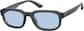 Angle view of Rectangle Sunglasses 1165912 in Gray thumbnail