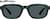 Front view of Rectangle Sunglasses 1165924 in Green thumbnail
