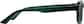Side view of Rectangle Sunglasses 1165924 in Green thumbnail