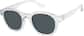 Angle view of Round Sunglasses 1166123 in Clear thumbnail