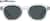 Front view of Square Sunglasses 1166123 in Clear thumbnail