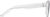 Side view of Square Sunglasses 1166123 in Clear thumbnail