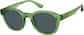 Angle view of Round Sunglasses 1166124 in Green thumbnail